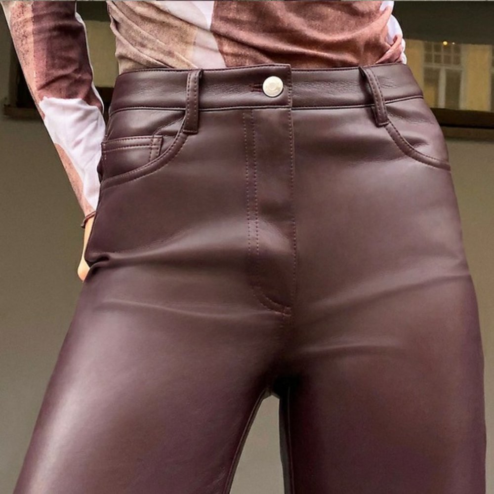Aritzia Melina Leather Pants